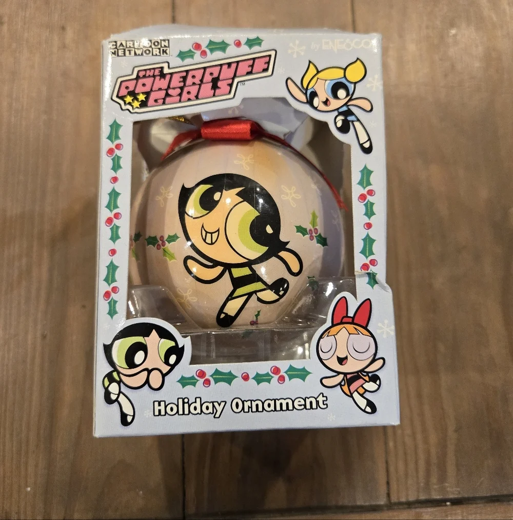 Vintage 2000 Cartoon Network Powerpuff Girls Holiday Ornament